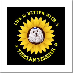 Tibetan Terrier Lovers Posters and Art